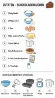 Vorschau - Arbeitsblätter - Backen mit Bildern - Kuchen - Seite 3