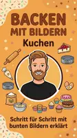 Vorschau - Arbeitsblätter - Backen mit Bildern - Kuchen - Deckblatt