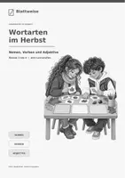 Vorschau - Arbeitsblätter - Wortarten im Herbst: 3 Lernstufen - Seite 1