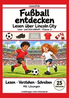 Vorschau - Arbeitsblätter - Lincoln City: Fußball Leseheft und Schreibheft mit Silben, Satzbau, Textverständnis, Arbeitsblättern und Lösungen - Deckblatt