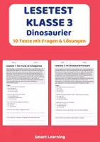 Vorschau - Stundenentwürfe - Lesetest XL Materialpaket Klasse 3 Tiere | 10 Materialien mit Fragen & Lösungen - Seite 1