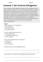 Vorschau - Stundenentwürfe - Lesetest XL Materialpaket Klasse 3 Tiere | 10 Materialien mit Fragen & Lösungen - Seite 3
