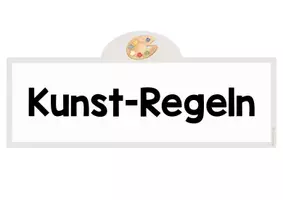 Vorschau - Präsentationen/Tafelbilder - Kunstregeln Visualisierung | beige&blau | Kunstunterricht | Classroom Management - Seite 2