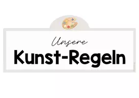 Vorschau - Präsentationen/Tafelbilder - Kunstregeln Visualisierung | beige&blau | Kunstunterricht | Classroom Management - Seite 3