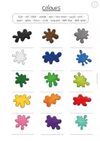 Vorschau - Arbeitsblätter - colours: Wortspeicher - Seite 3