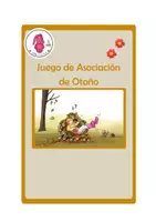 Vista previa - Juegos / Gamificación - Juego de Parejas de Otoño difícil • Vocabulario de la Escuela • ELE • Lenguaje Oral • Infantil y Primaria - página 1