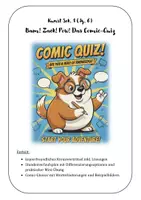 Vorschau - Stundenentwürfe - Bam! Zack! Pow! Comic-Quiz (Klasse 6) - Deckblatt