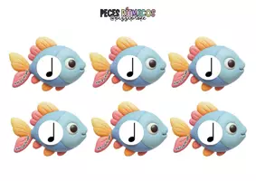 Vista previa - Tarjetas / Manipulativos - Peces rítmicos | Recurso manipulativo para crear compases by @pizziprofe - página 3