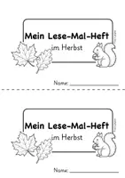 Vorschau - Arbeitsblätter - Lesen und Malen Klasse 1/2/3 - Herbst-Leseheft Lesezeit - Seite 3
