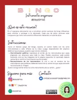 Vista previa - Juegos / Gamificación - Bingo de Instrumentos Aragoneses by @pizziprofe - página 1