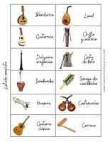 Vista previa - Juegos / Gamificación - Bingo de Instrumentos Aragoneses by @pizziprofe - página 2