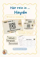 Vorschau - Stationenlernen - Haydn hören | Hörwerkstatt mit QR-Codes, Höraufträgen & Hörpass - Deckblatt