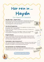 Vorschau - Stationenlernen - Haydn hören | Hörwerkstatt mit QR-Codes, Höraufträgen & Hörpass - Seite 1