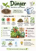 Vorschau - Arbeitsblätter - Lernplakat + Arbeitsblätter zum Thema "Dünger" + Lösung & MP3 + Mindmap + Infografik - Deckblatt
