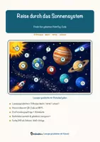 Vorschau - Arbeitsblätter - Reise durch das Sonnensystem – Lesespurgeschichte mit Rätselaufgaben (Klasse 6) - Seite 1