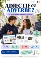 Vorschau - Arbeitsblätter - Adverb auf -ment oder Adjektiv? - französisch Grammatik - Deckblatt