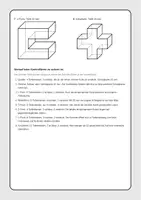Vorschau - Arbeitsblätter - Schrägbild zeichnen Kavalierperspektive Übung - Seite 3