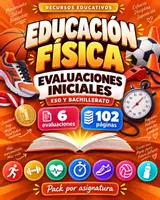 Vista previa - Evaluación - Evaluaciones iniciales de Ed. Física | ESO y Bachiller - Portada