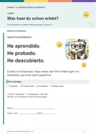 Vorschau - Arbeitsblätter - Pretérito perfecto compuesto – Übungen A2 - Seite 1