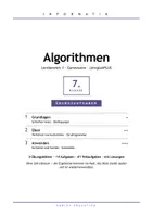 Vorschau - Arbeitsblätter - Übungsaufgaben Algorithmen Informatik 7 Gymnasium - Seite 1