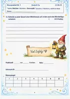 Vorschau - Test - Klassenarbeit Märchen – Die drei Federn | Deutsch Klasse 5 | Grammatik & Märchenmerkmale mit Lösungen - Seite 3