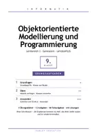 Vorschau - Arbeitsblätter - Übungsaufgaben Objektorientierte Modellierung Programmierung Informatik 9 Gymnasium - Seite 1