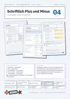 Vorschau - Arbeitsblätter - Schriftlich Plus und Minus – Mathe Klasse 3/4 - Deckblatt