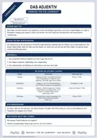 Vorschau - Arbeitsblätter - Das Adjektiv | Merkblatt, Arbeitsblatt und Lösung | Deutsch Klasse 5/6 - Seite 3