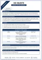 Vorschau - Arbeitsblätter - Die Objekte | Merkblatt, Arbeitsblatt und Lösung | Deutsch Klasse 6/7 - Seite 3