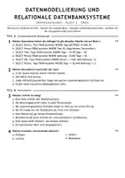 Vorschau - Arbeitsblätter - Übungsaufgaben Datenmodellierung relationale Datenbanksysteme Informatik 10 Gymnasium - Seite 3