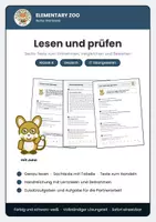 Vorschau - Arbeitsblätter - Deutsch Klasse 4: Lesen und prüfen – Lesetraining mit Sachtexten, Tabellen und Werbung - Deckblatt