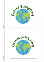 Vorschau - Arbeitsblätter - Die Schöpfungsgeschichte (Religion Klasse 1) - Seite 3