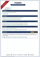 Vorschau - Arbeitsblätter - Framing | Merkblatt, Arbeitsblatt und Lösung | Deutsch Klasse 9/10 - Seite 2