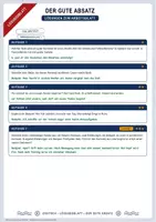 Vorschau - Arbeitsblätter - Der gute Absatz | Merkblatt, Arbeitsblatt und Lösung | Deutsch Klasse 6/7 - Seite 2