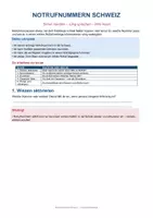 Vorschau - Poster - Notfallnummern Schweiz - Seite 2