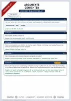 Vorschau - Arbeitsblätter - Argumente gewichten | Merkblatt, Arbeitsblatt und Lösung | Deutsch Klasse 8/9 - Seite 2