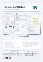 Vorschau - Arbeitsblätter - Formen und Flächen – Mathe Klasse 3/4 - Deckblatt