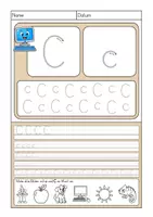Vorschau - Arbeitsblätter - Druckschrift Klasse 1 – Schreiblernheft: Buchstaben nachspuren und schreiben lernen - Seite 3