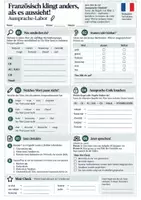 Vorschau - Arbeitsblätter - "Französisch klingt anders" - Aussprache Sensibilisierung - Seite 1