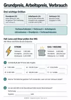 Vorschau - Stundenentwürfe - Energiepreise verstehen – Strom, Gas & Heizkosten berechnen | Mathematik & Verbraucherbildung | Klasse 8–11 - Seite 1