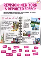 Vorschau - Arbeitsblätter - Revision - New York & Reported Speech (ergänzendes Übungsmaterial zu MORE! 4 Unit 3) - Seite 1