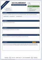 Vorschau - Arbeitsblätter - Das Enjambement | Merkblatt, Arbeitsblatt und Lösung | Deutsch Klasse 9/10 - Seite 1