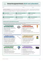Vorschau - Arbeitsblätter - Bewerbungswerkstatt: Brief und Lebenslauf - Deckblatt