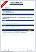Vorschau - Arbeitsblätter - Politische Lyrik | Merkblatt, Arbeitsblatt und Lösung | Deutsch Klasse 9/10 - Seite 2