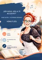 Vorschau - Stundenentwürfe - Der Wind, der alte Musikant - Herbstlied - Deckblatt