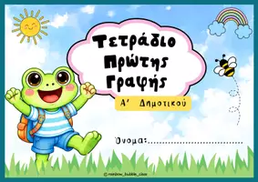 Προεπισκόπηση - Φύλλα εργασίας - Τετράδιο Πρώτης Γραφής Α' Δημοτικού - όλα τα γράμματα - Σελίδα 3