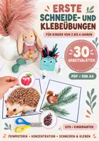 Vorschau - Arbeitsblätter - Meine ersten Formen: Schneiden & Kleben (ab 2 Jahren) - Deckblatt