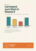 Vorschau - Arbeitsblätter - Fit für Klasse 5 | Lernstandserhebung Mathe Klasse 5 - Deckblatt