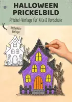 Vorschau - Mal- und Bastelvorlagen - Halloween Prickelbilder für Kita Vorschule & Grundschule | 12 Prickelvorlagen Herbst | Fensterdeko, Feinmotorik & Basteln - Deckblatt