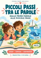 anteprima - Materiale di supporto/inclusione - PICCOLI PASSI TRA LE PAROLE- Collana Sostegno - Pagina di copertina